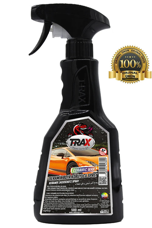 🚗 TRAX Seramik Cila – 1 Fısla Ayna Parlaklığı!